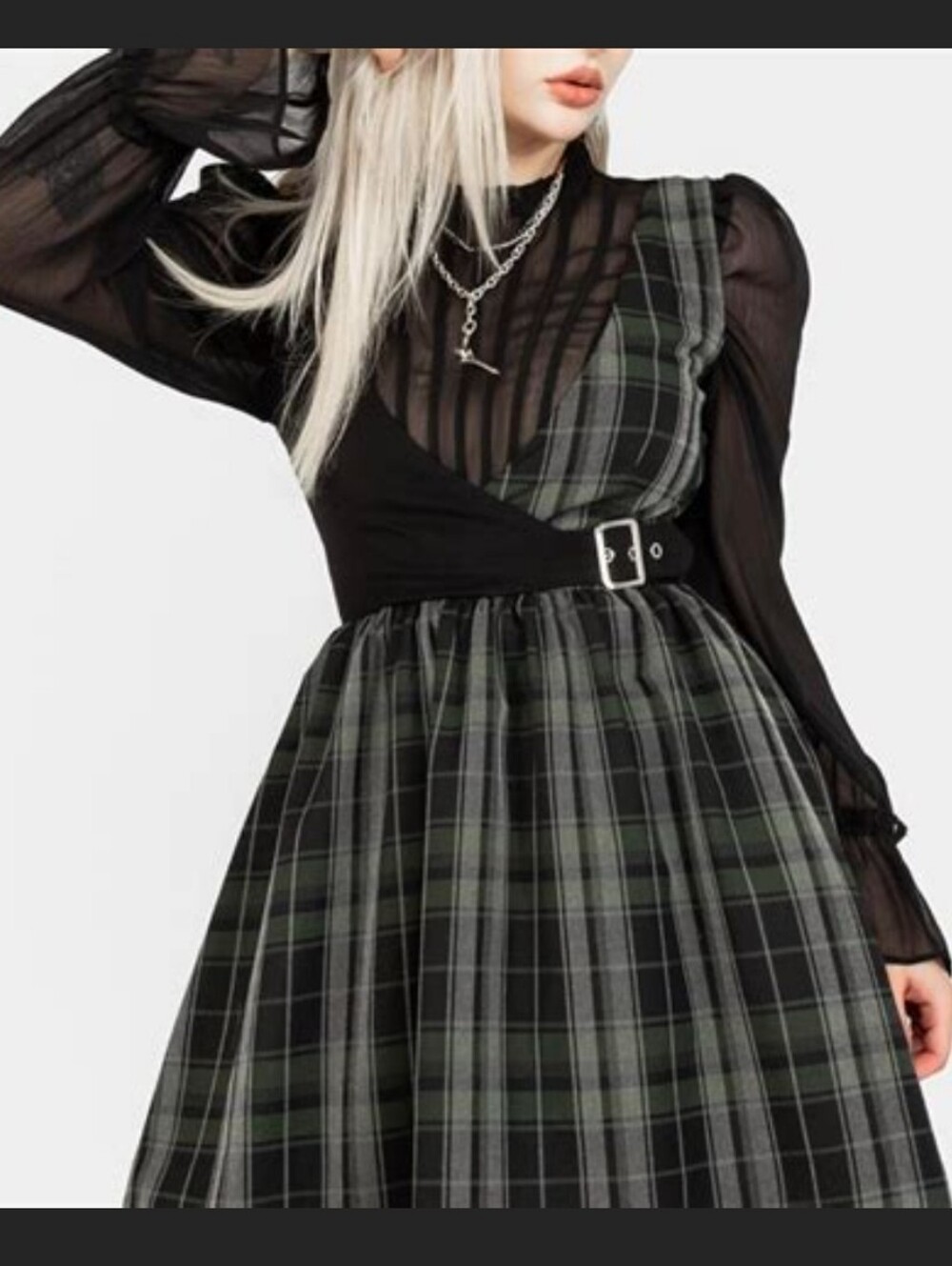 Checkmate Suspender Dress Size 14/18